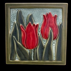 Rookwood Pottery 2012 Ashbee Flora Ceramic Art Tile